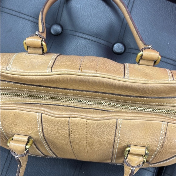 Coach Brown Leather Satchel - Picture 6 of 9